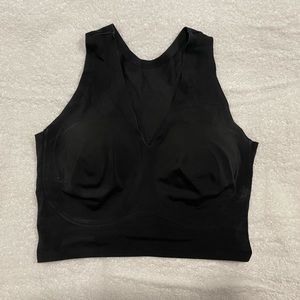 True & Co Black Racerback Bra - Sz Medium